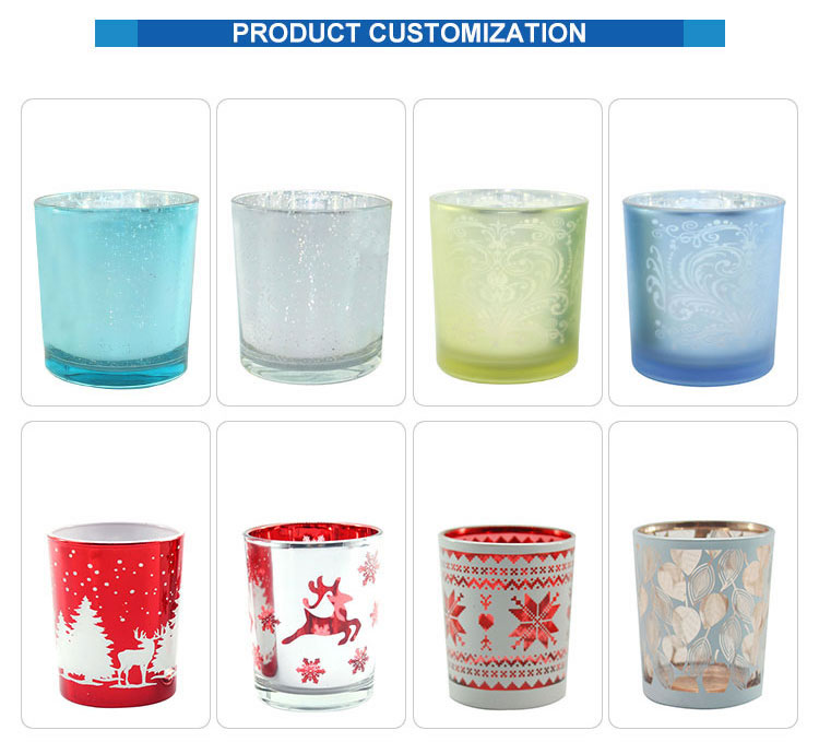 Factory wholesale glass handicraft candle holder custom pattern LOGO candle holder Glass candlestick bottle candlestick